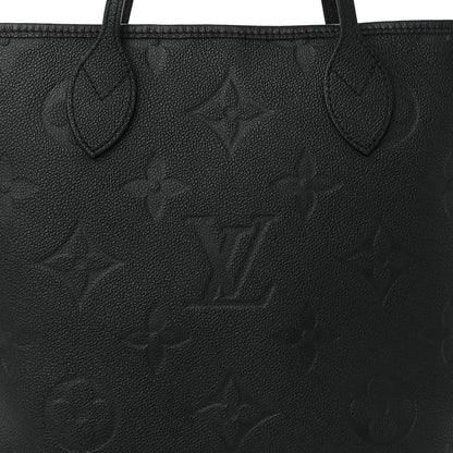 Louis Vuitton Empreinte Monogram Giant Neverfull MM Black 8 of 11