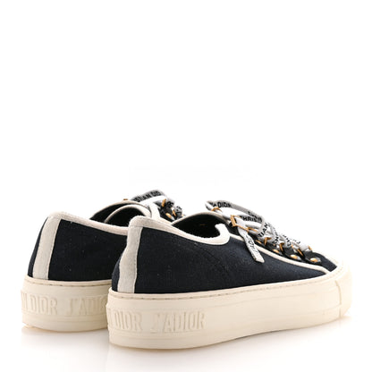 Christian Dior Canvas Walk'N'Dior Low Top Sneakers 36 Black 5 of 13