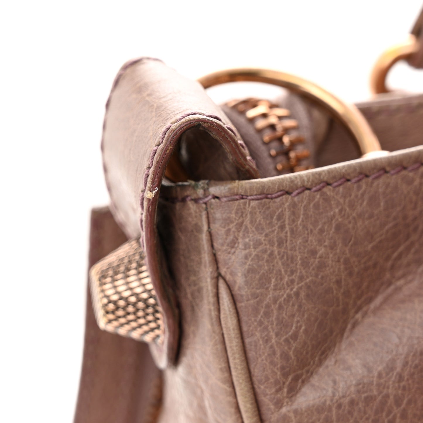 Agneau Giant 21 Rose Gold Hardware Velo Parme