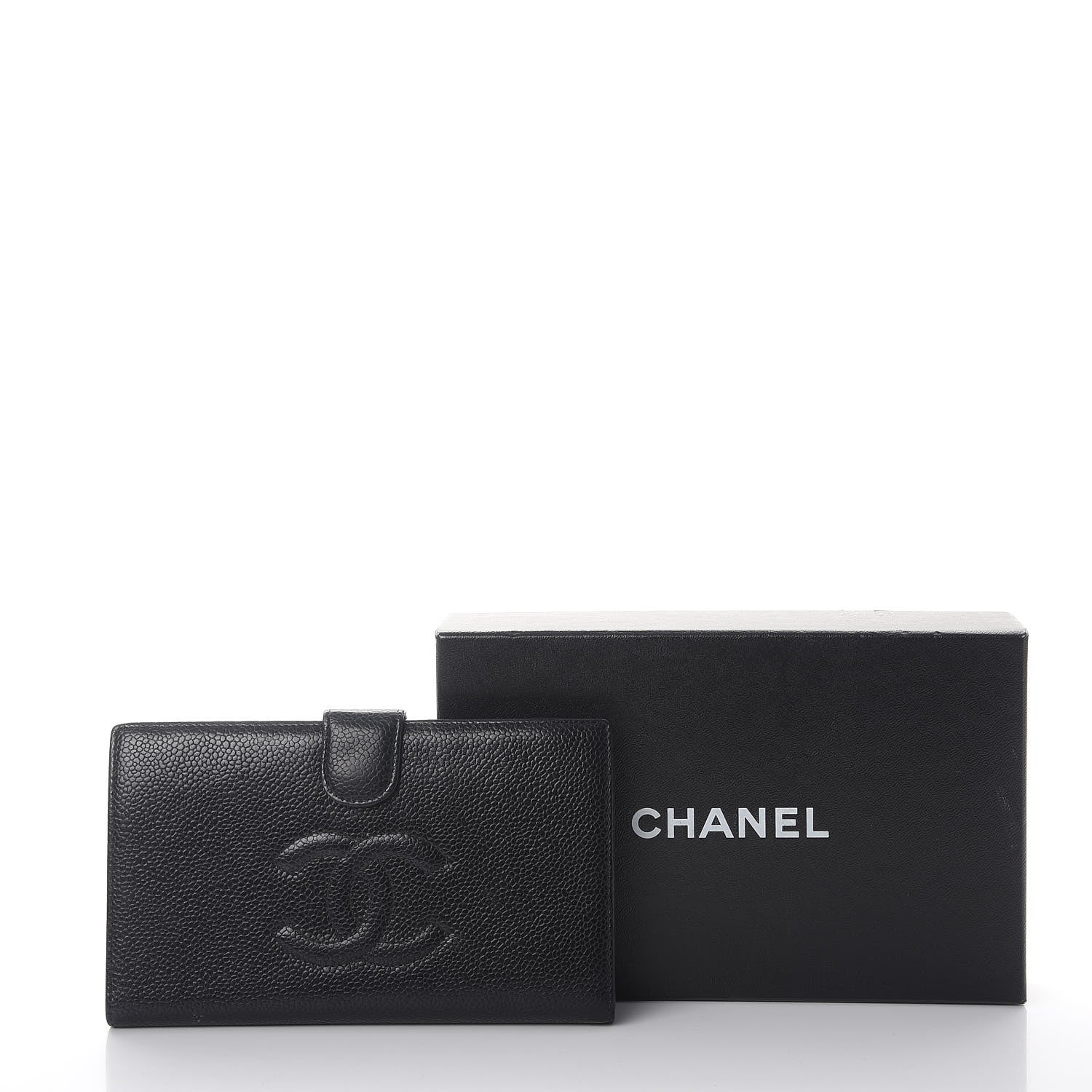 Chanel Caviar Timeless CC French Wallet Black 11 of 11