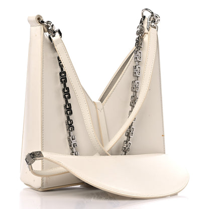 Givenchy Box Calfskin Mini Cut Out Shoulder Bag Ivory 4 of 16