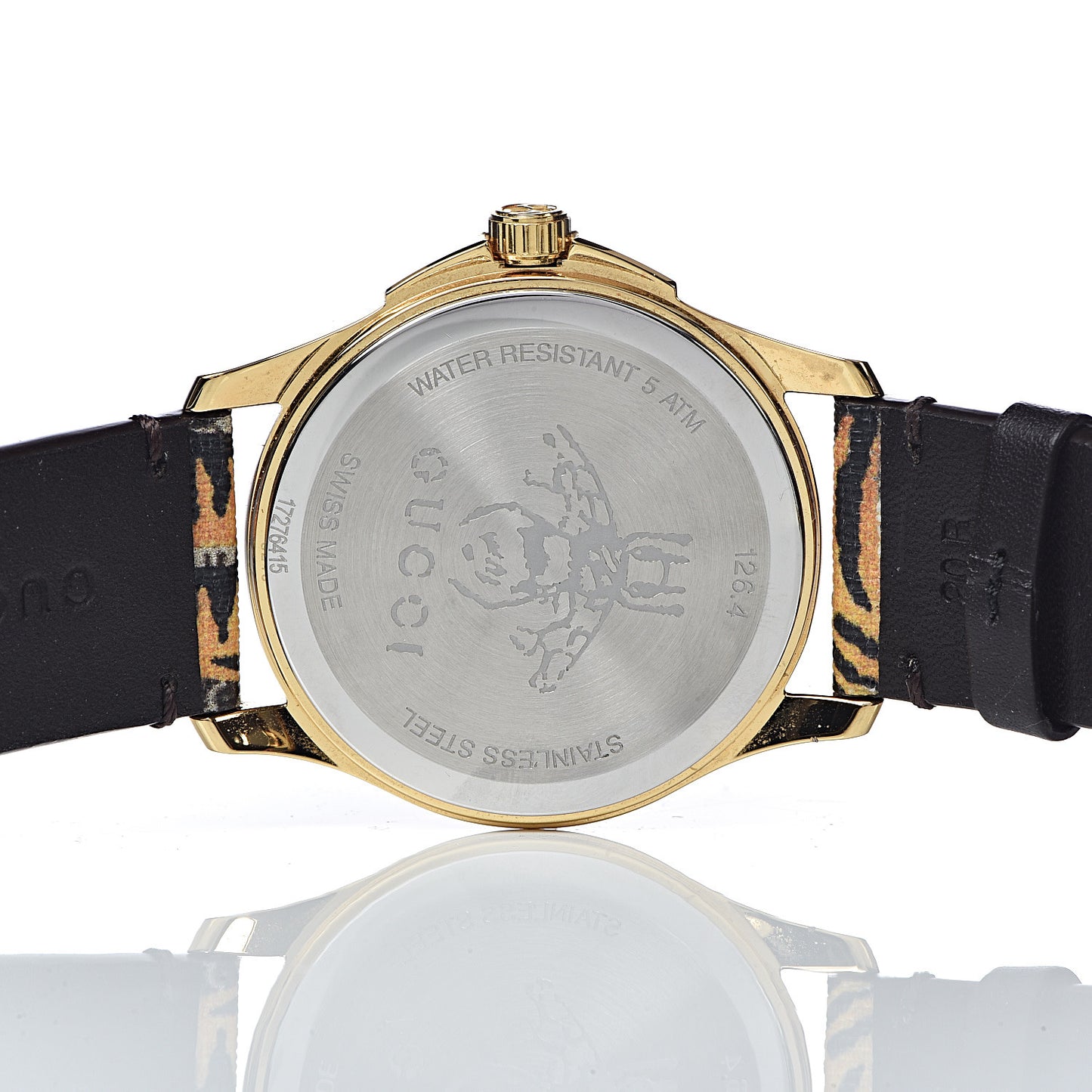 Stainless Steel Canvas 38mm Le Marche Des Merveilles Bengal Tiger Quartz Watch