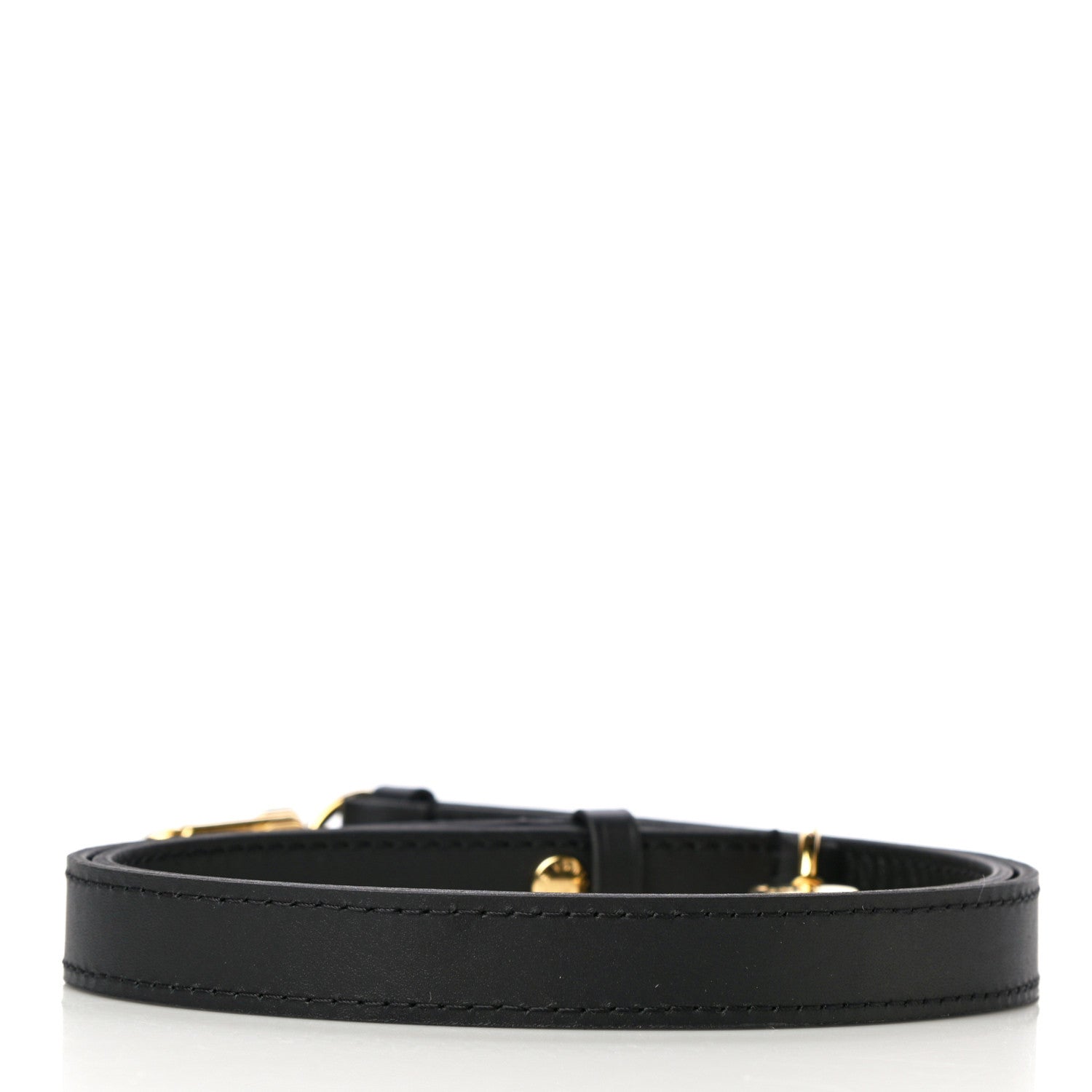 Louis Vuitton Calfskin Neonoe Shoulder Strap Black 2 of 7