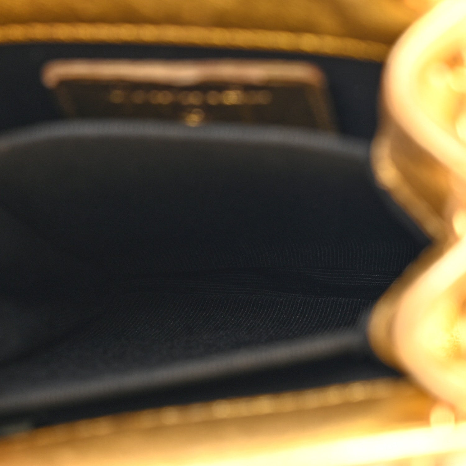Chanel Patent Crossbody CC Phone Holder Gold 5 of 16