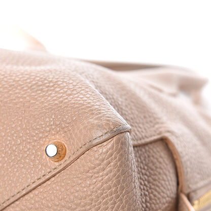Burberry London Grainy Calfskin Small Greenwood Bowling Bag Light Nude 17 of 24