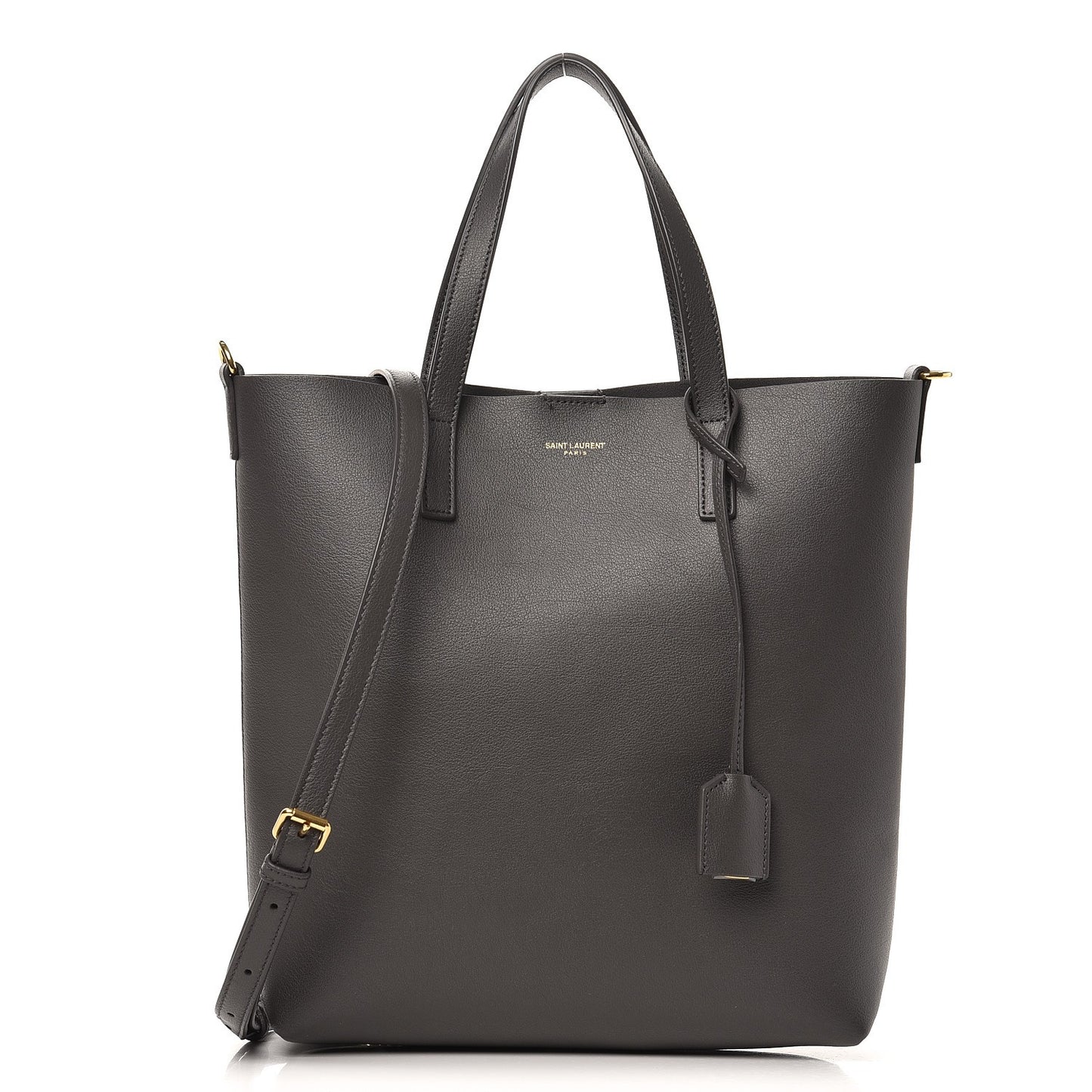 Calfskin Toy Shopping Tote Dark Anthracite