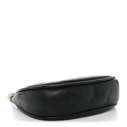 Marc Jacobs Grained Calfskin Dual Crescent Bag Black 4 of 10