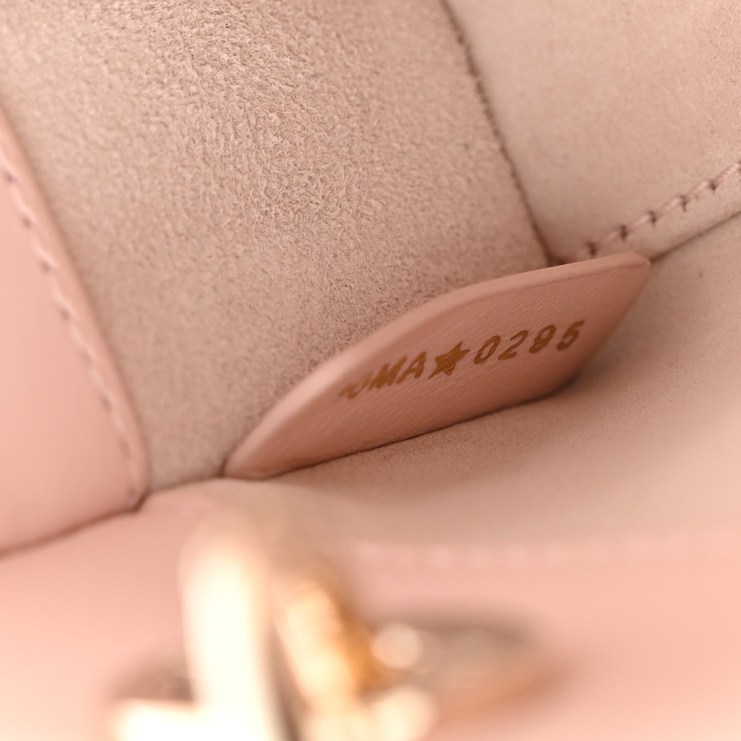 Lambskin Cannage Micro Lady D-Joy Powder Pink