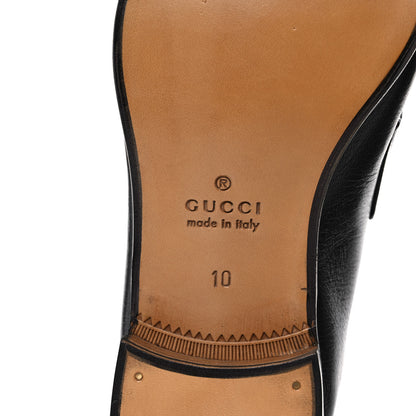 Gucci X DISNEY Goatskin Donald Duck Embroidered Mens Horsebit Loafers 10 Black 7 of 11