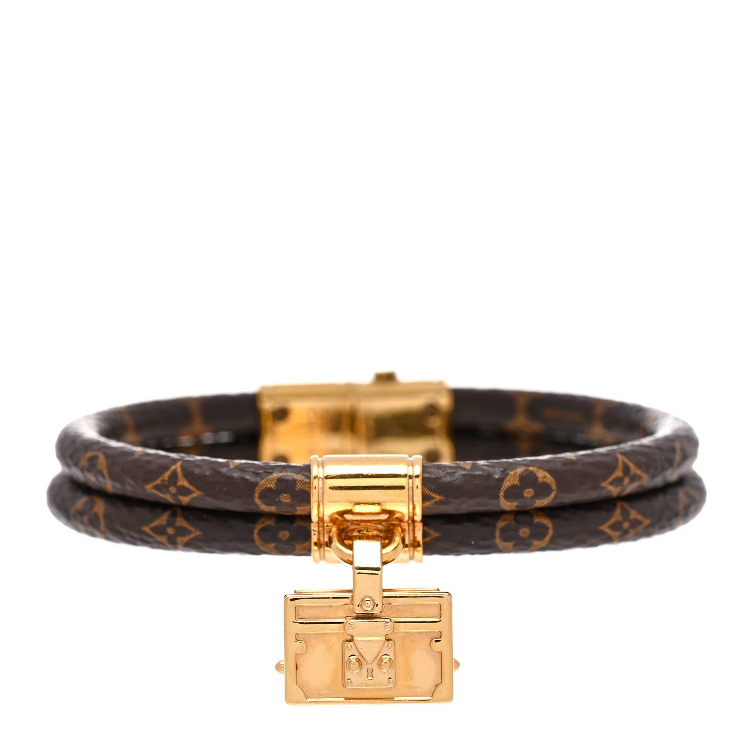 Louis Vuitton Monogram Petit Malle Bracelet 17 1 of 6