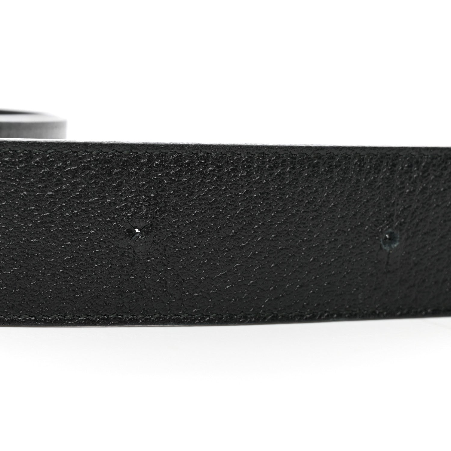 Gucci Textured Dollar Calfskin Double G 40mm Belt 90 36 Black 7 of 7