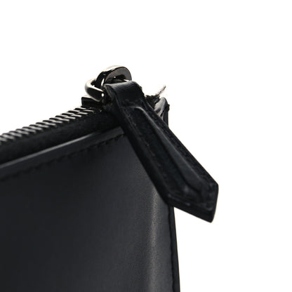 Fendi Calfskin Embroidered Bug Pouch Black 9 of 9