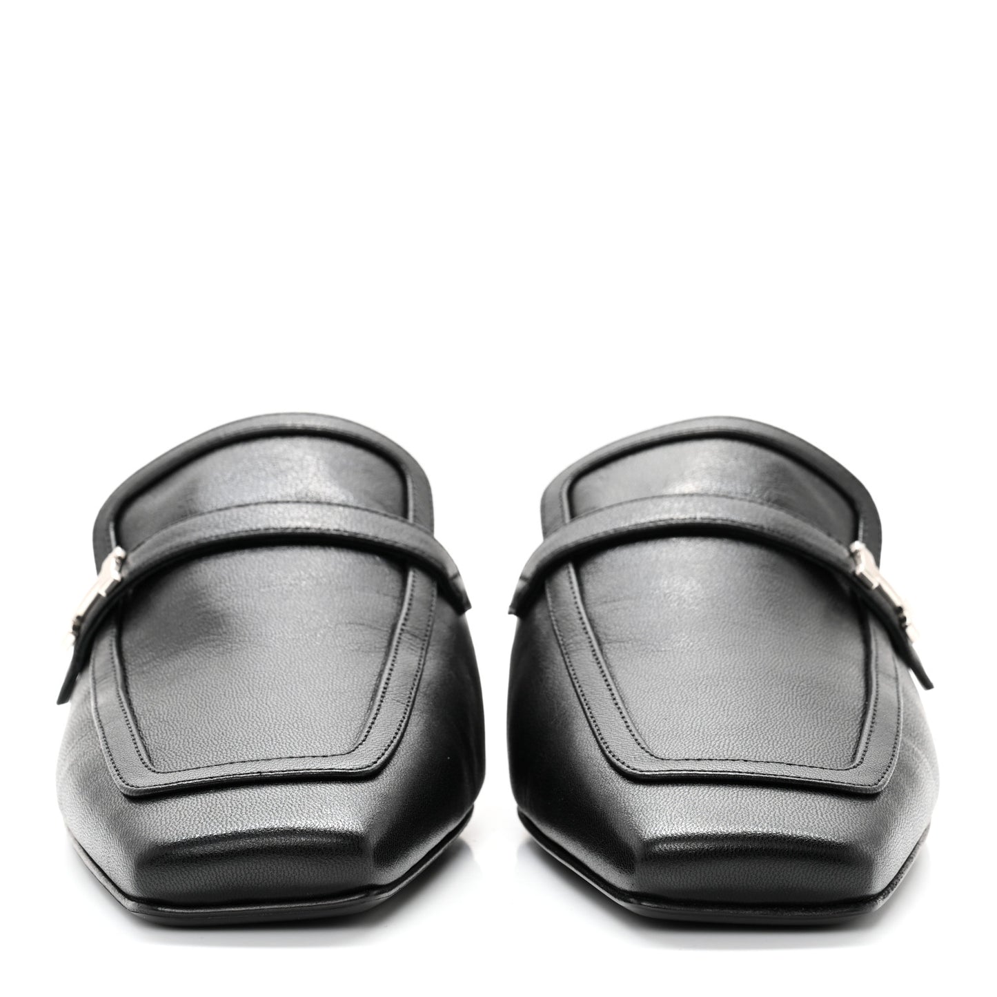 Goatskin Groupie Mule 38 Black
