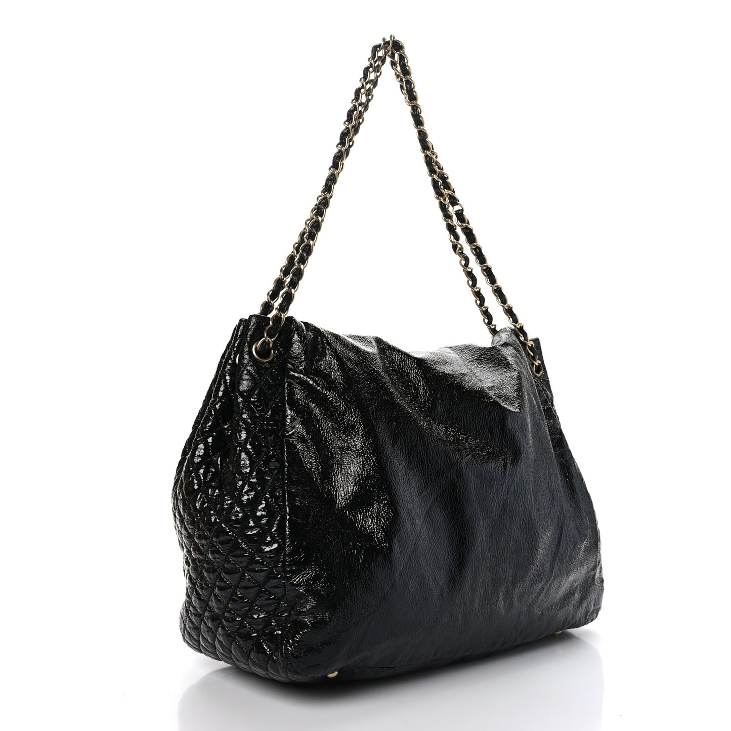 Vinyl XL Rock and Chain Flap Black