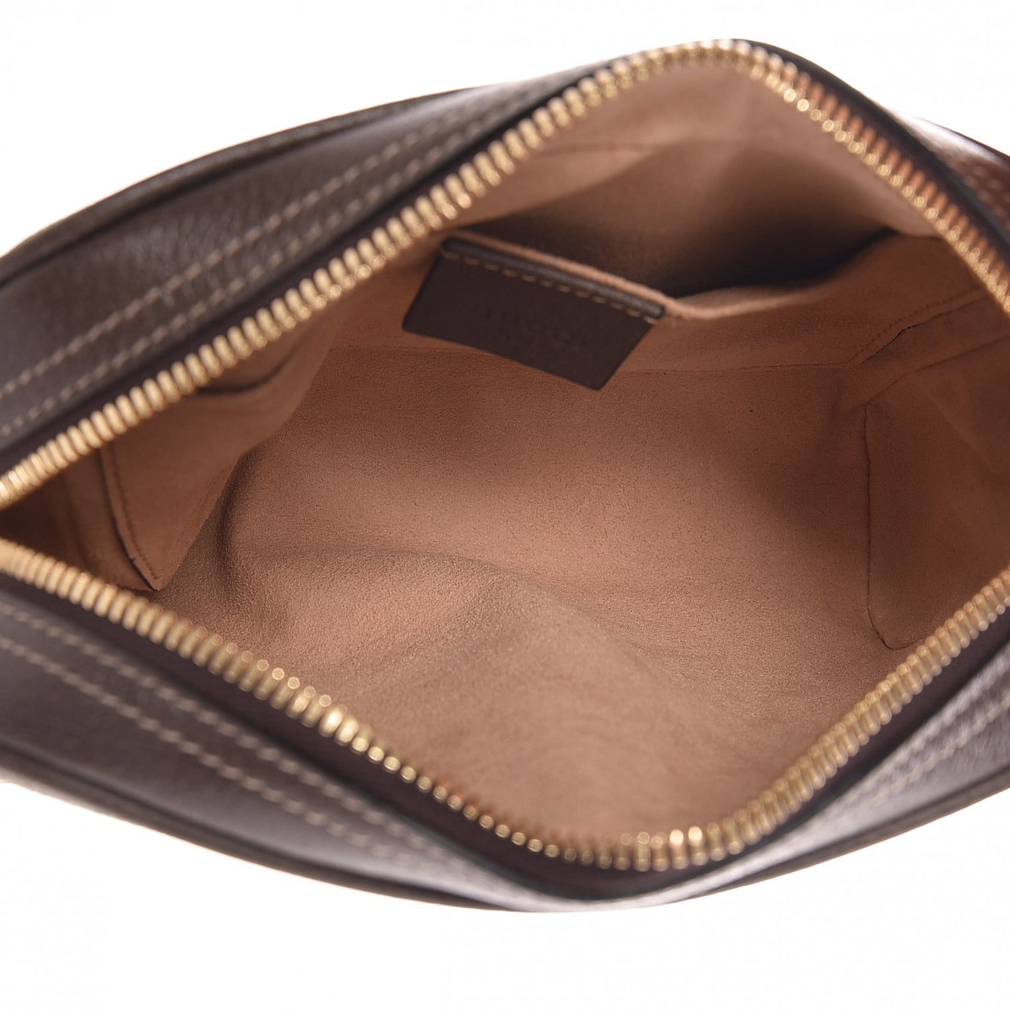 GG Supreme Monogram Web Small Ophidia Belt Bag 75 30 Dark Brown
