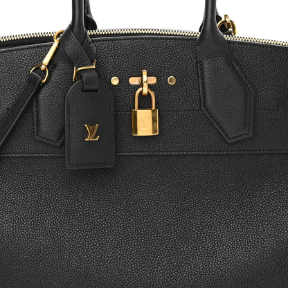Louis Vuitton Taurillon City Steamer MM Black 8 of 11