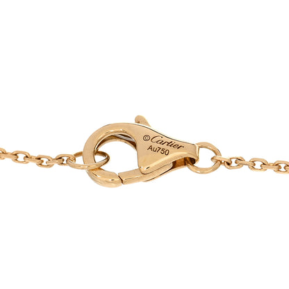 Cartier 18K Yellow Gold Diamond Chrysoprase Amulette de Cartier Bracelet 3 of 3