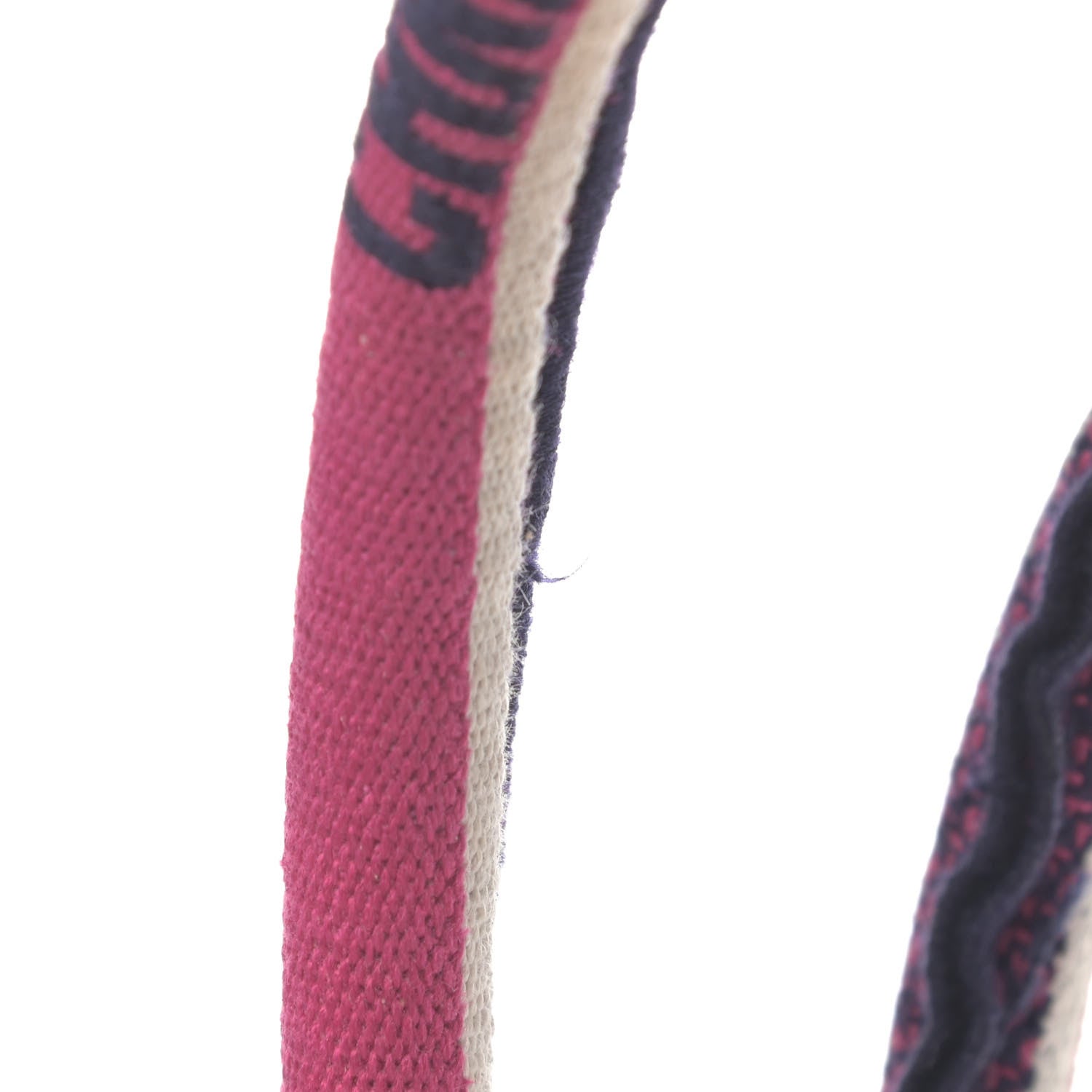 Christian Dior Canvas Embroidered Dior Animals Tiger Book Tote Deep Blue Fuchsia 11 of 14