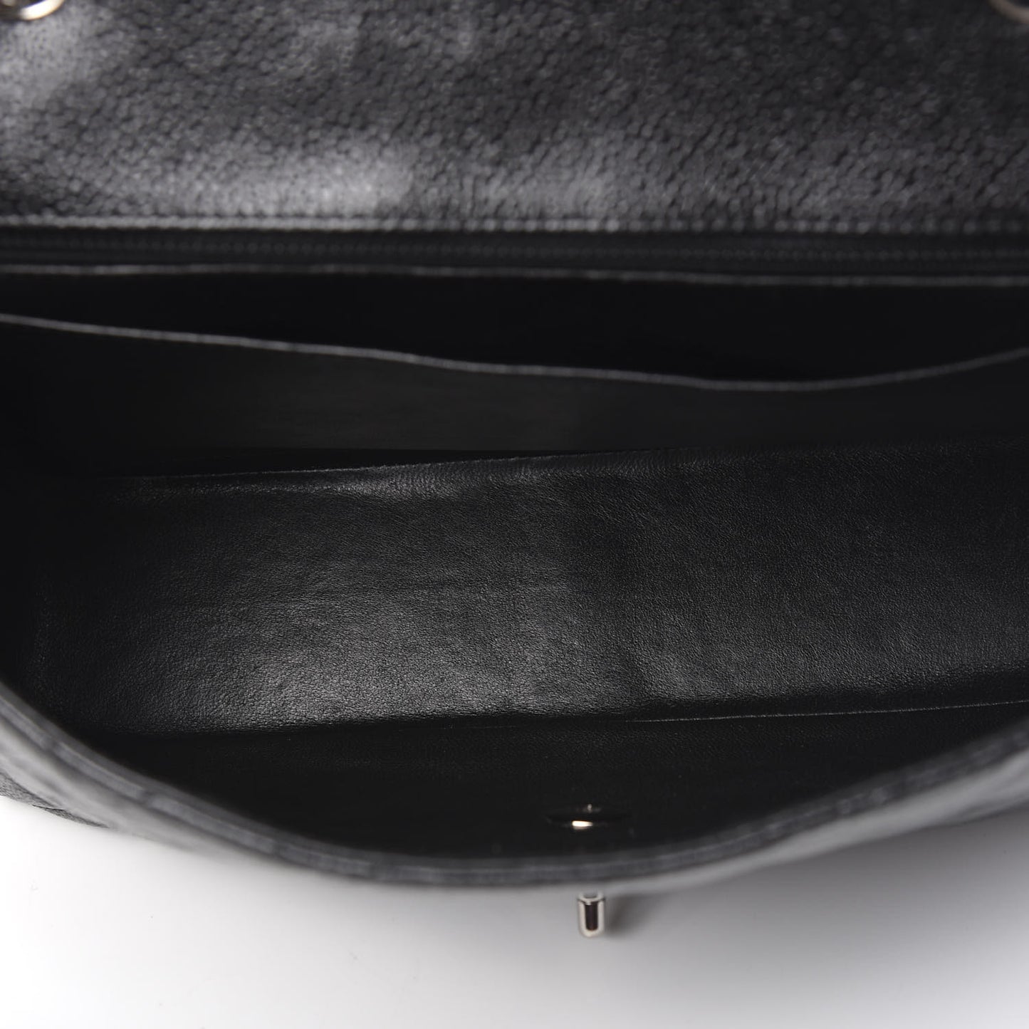 Caviar Quilted Jumbo Single Flap Black