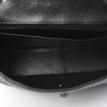 Chanel Caviar Quilted Jumbo Single Flap Black 4 of 9