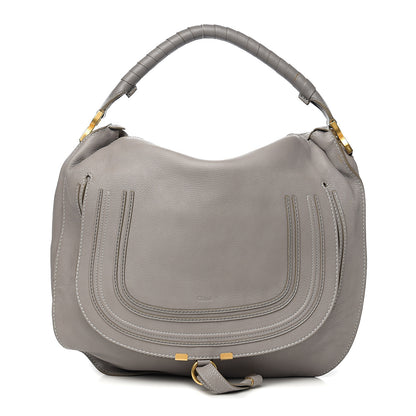 Chloe Calfskin Large Marcie Satchel Cashmere Grey 1 of 9