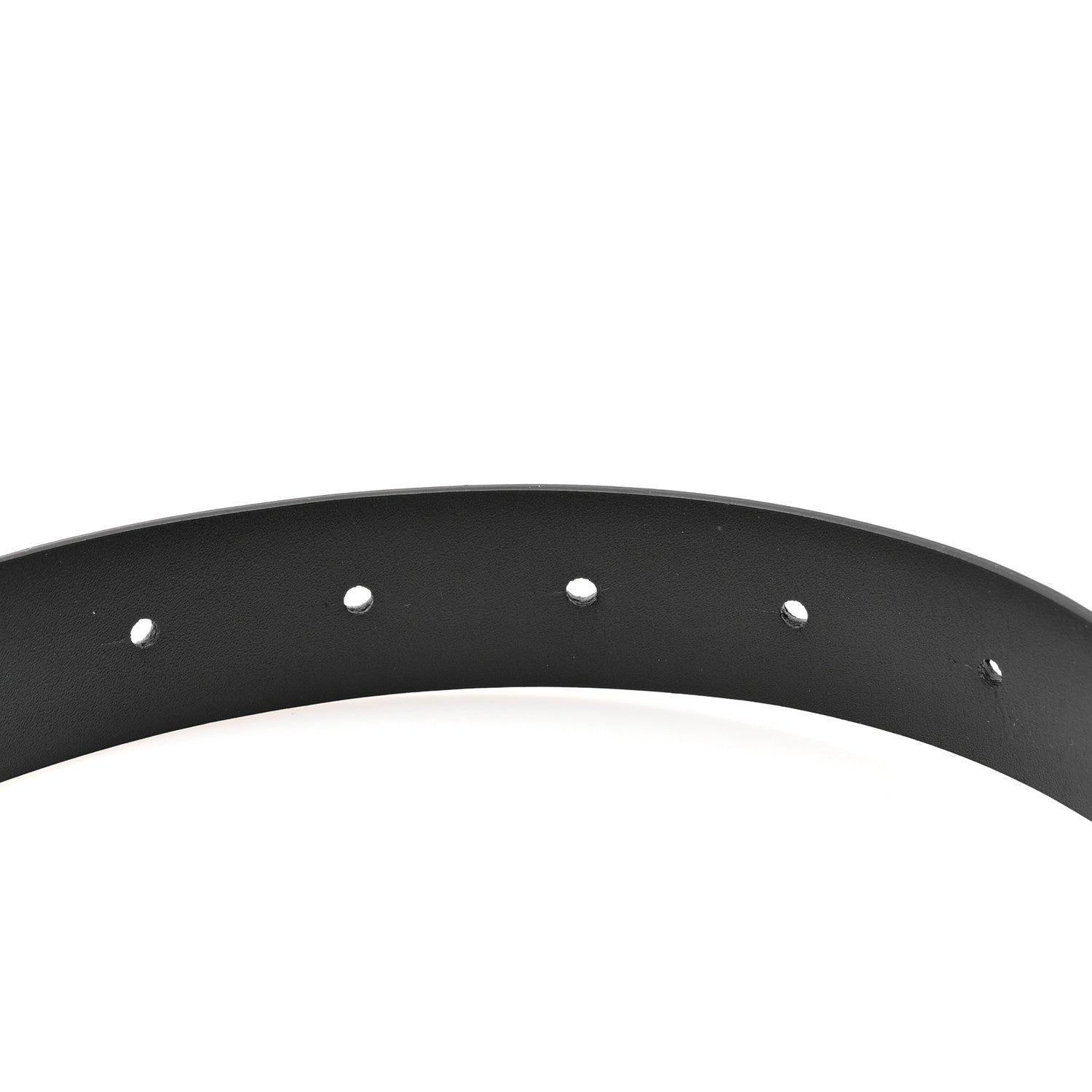 Chanel Calfskin Lambskin Chain CC Bow Belt 85 34 Black 3 of 4
