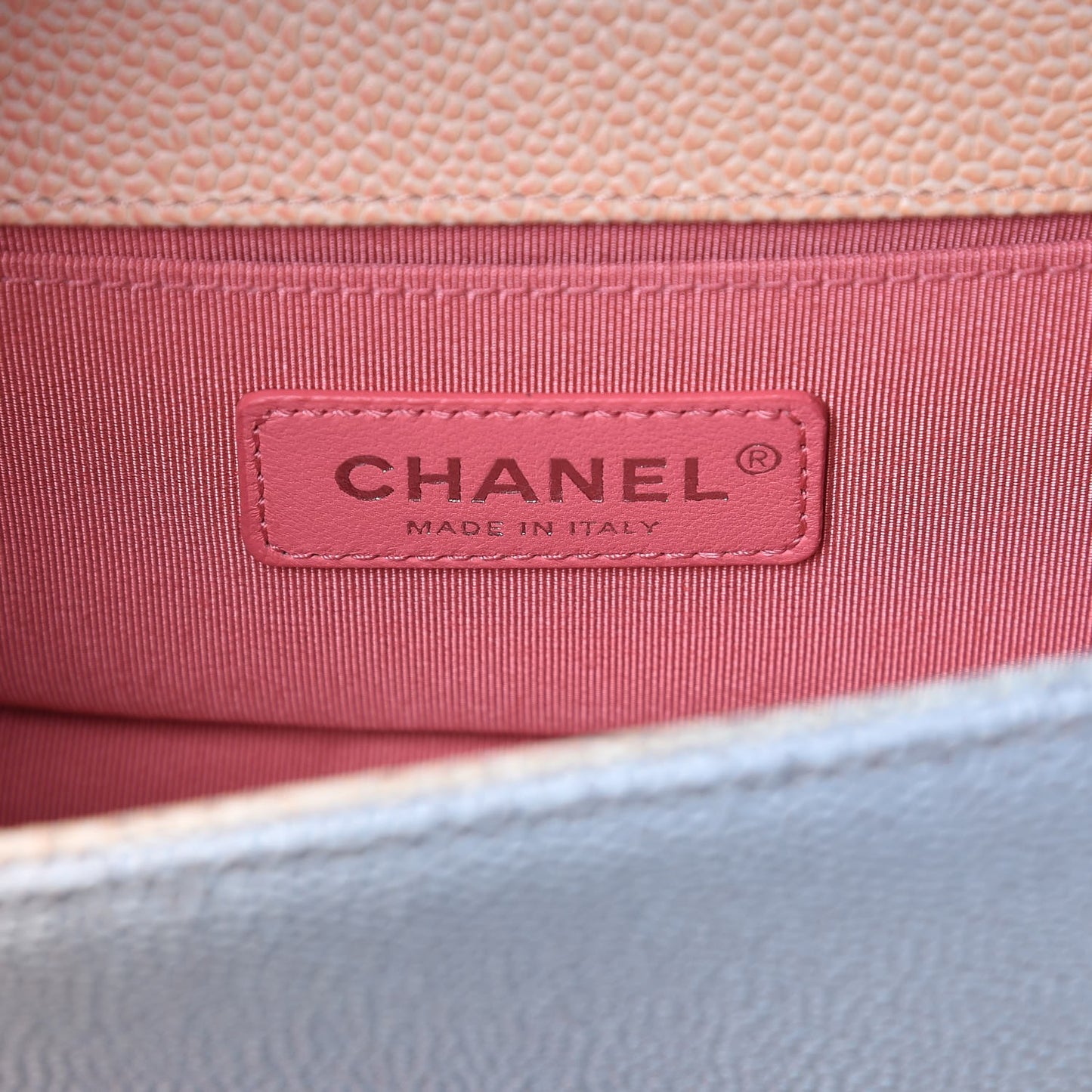 Caviar Quilted Small Rainbow Boy Flap Multicolor