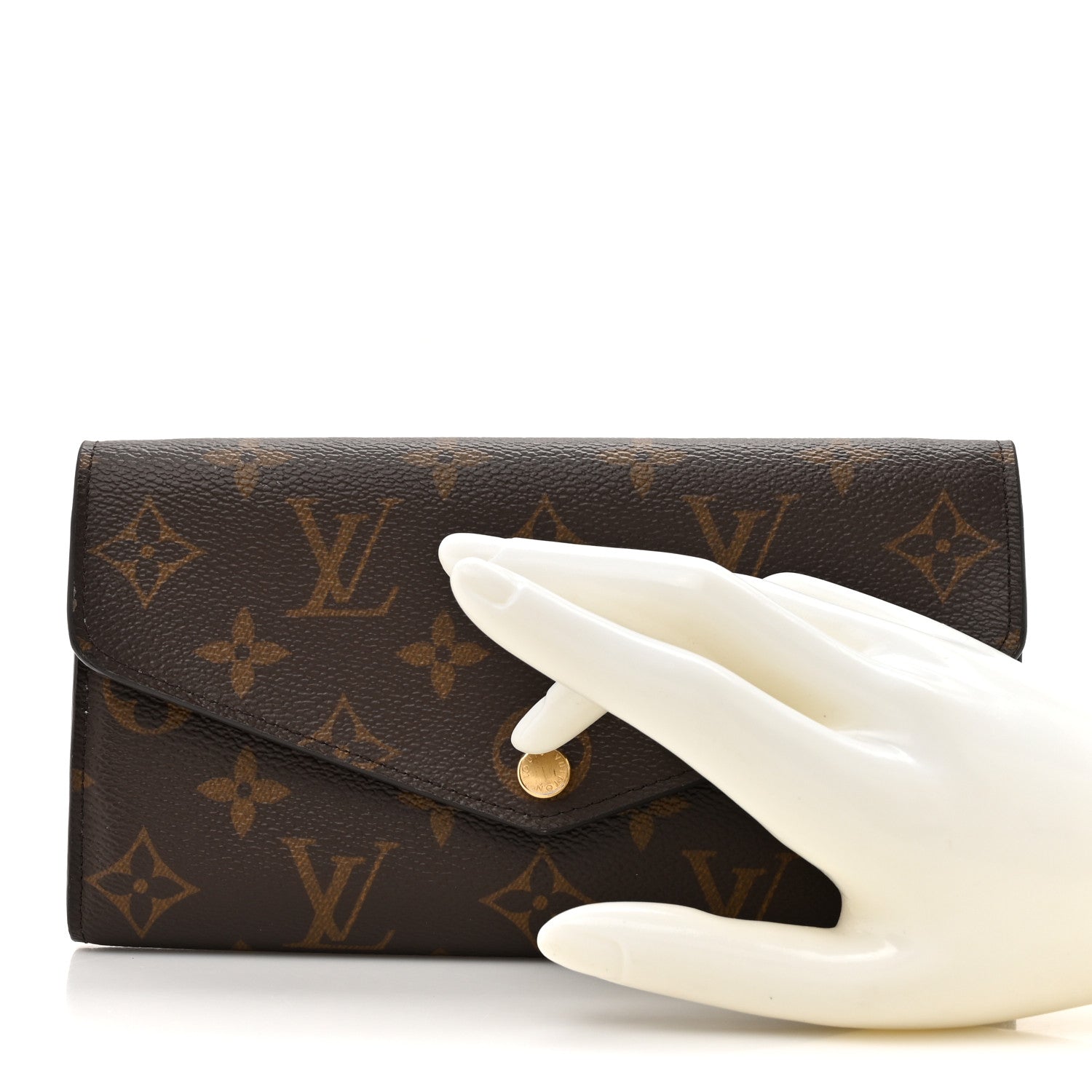Louis Vuitton Monogram Sarah Wallet NM Fuchsia 2 of 10