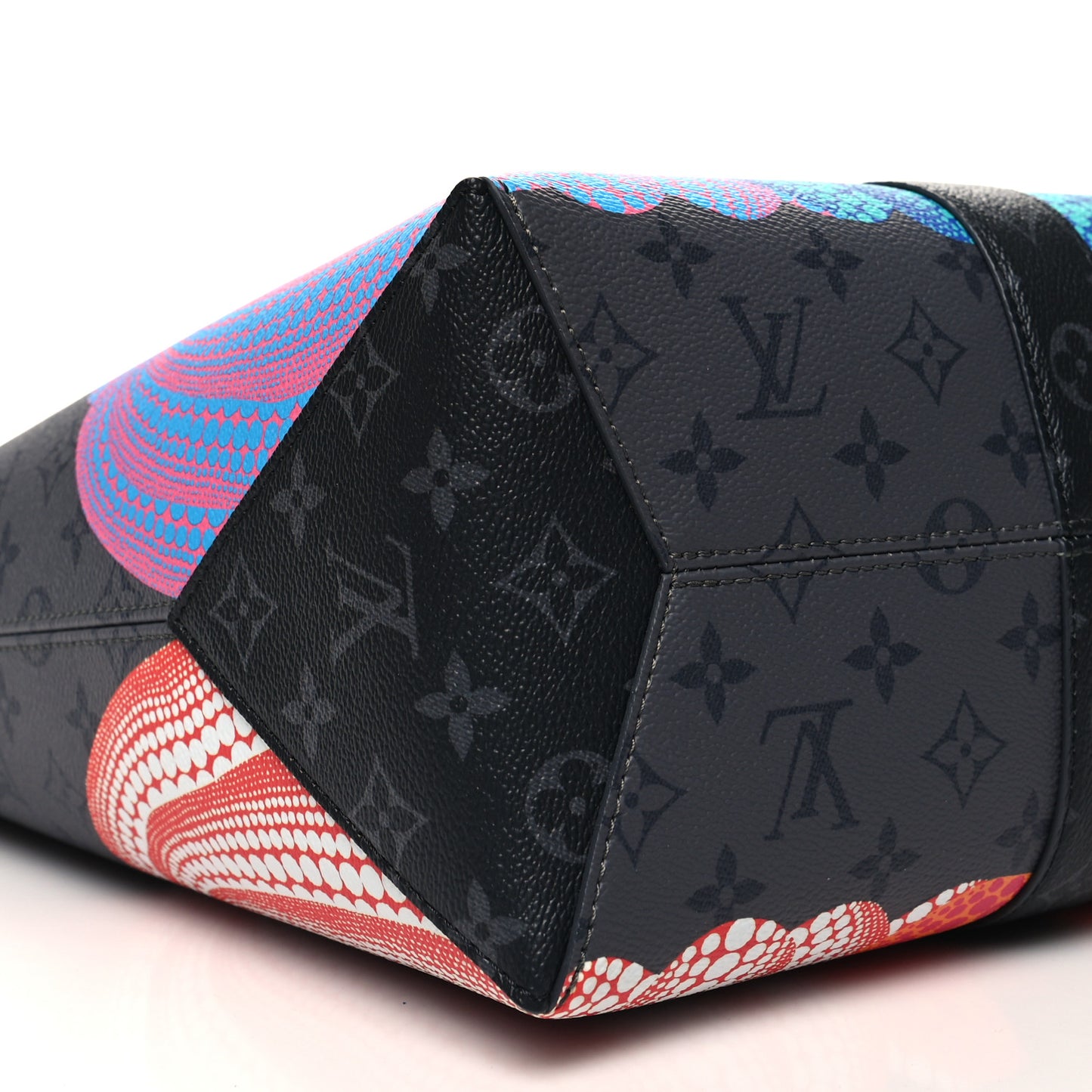 LOUIS VUITTON X YK Monogram Eclipse Reverse Pumpkin Weekend Tote Multicolor