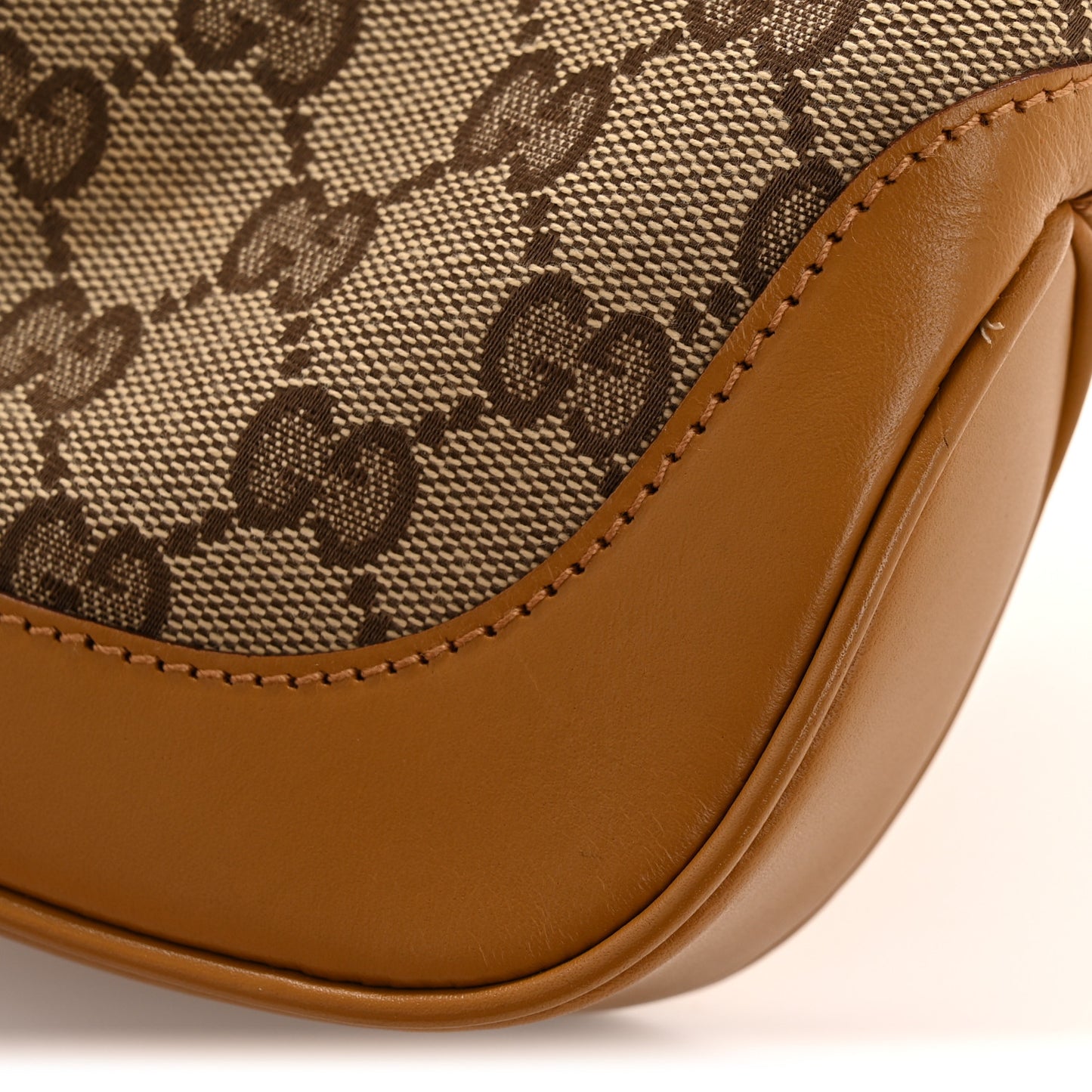 Monogram Web Small Jackie O Hobo Brown