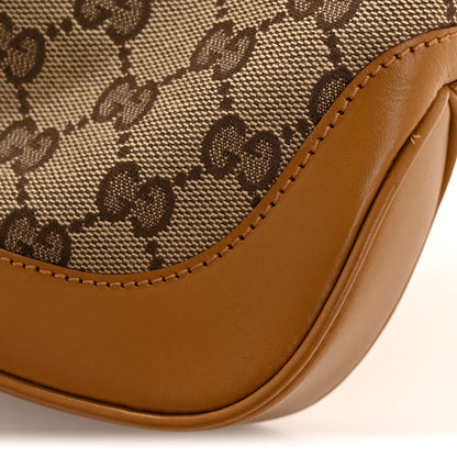 Gucci Monogram Web Small Jackie O Hobo Brown 14 of 14