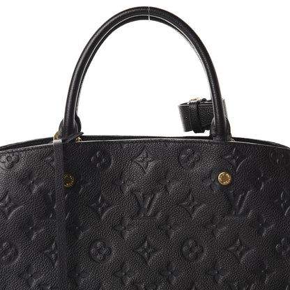 Louis Vuitton Empreinte Montaigne MM Black 9 of 10
