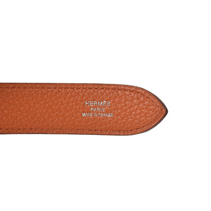 Hermes Taurillon Clemence Jypsiere 28 Orange 13 of 17