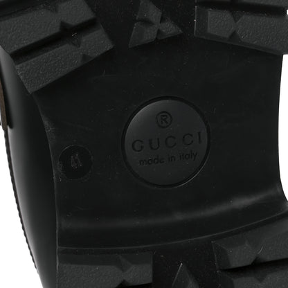 Gucci Cordovan Lux Womens Harald Horsebit 25mm Platform Loafers 41 Black 7 of 12