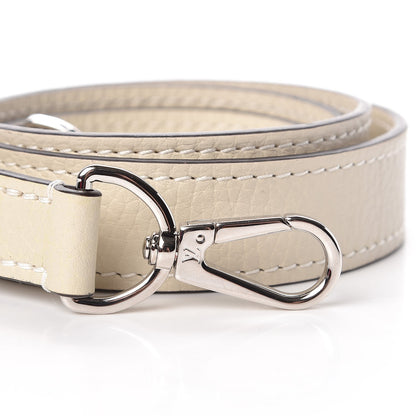 Louis Vuitton Grained Calfskin 20mm Alma PPM Shoulder Strap Blanc Casse 3 of 3