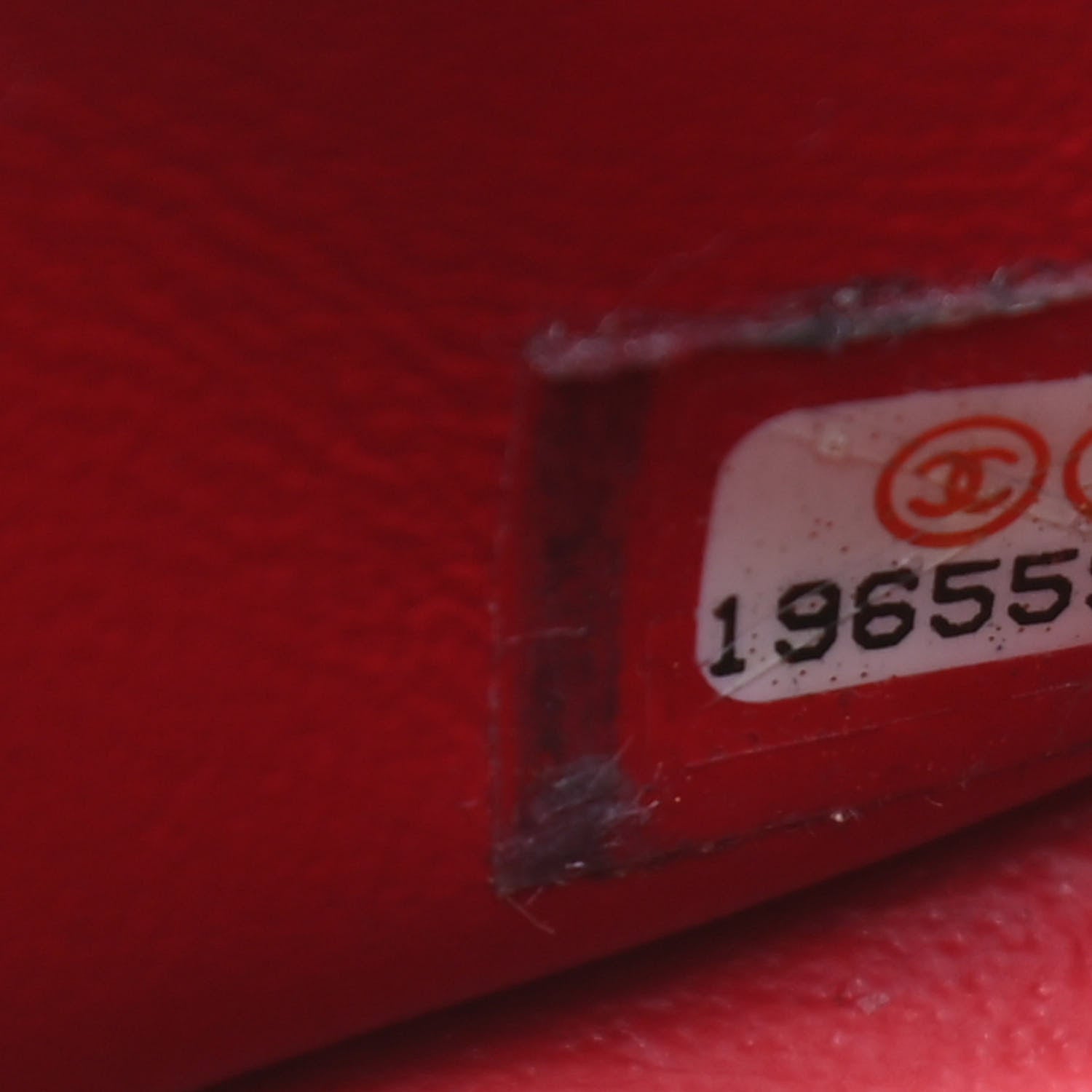 Chanel Lambskin Quilted Mini Square Flap Red 7 of 13