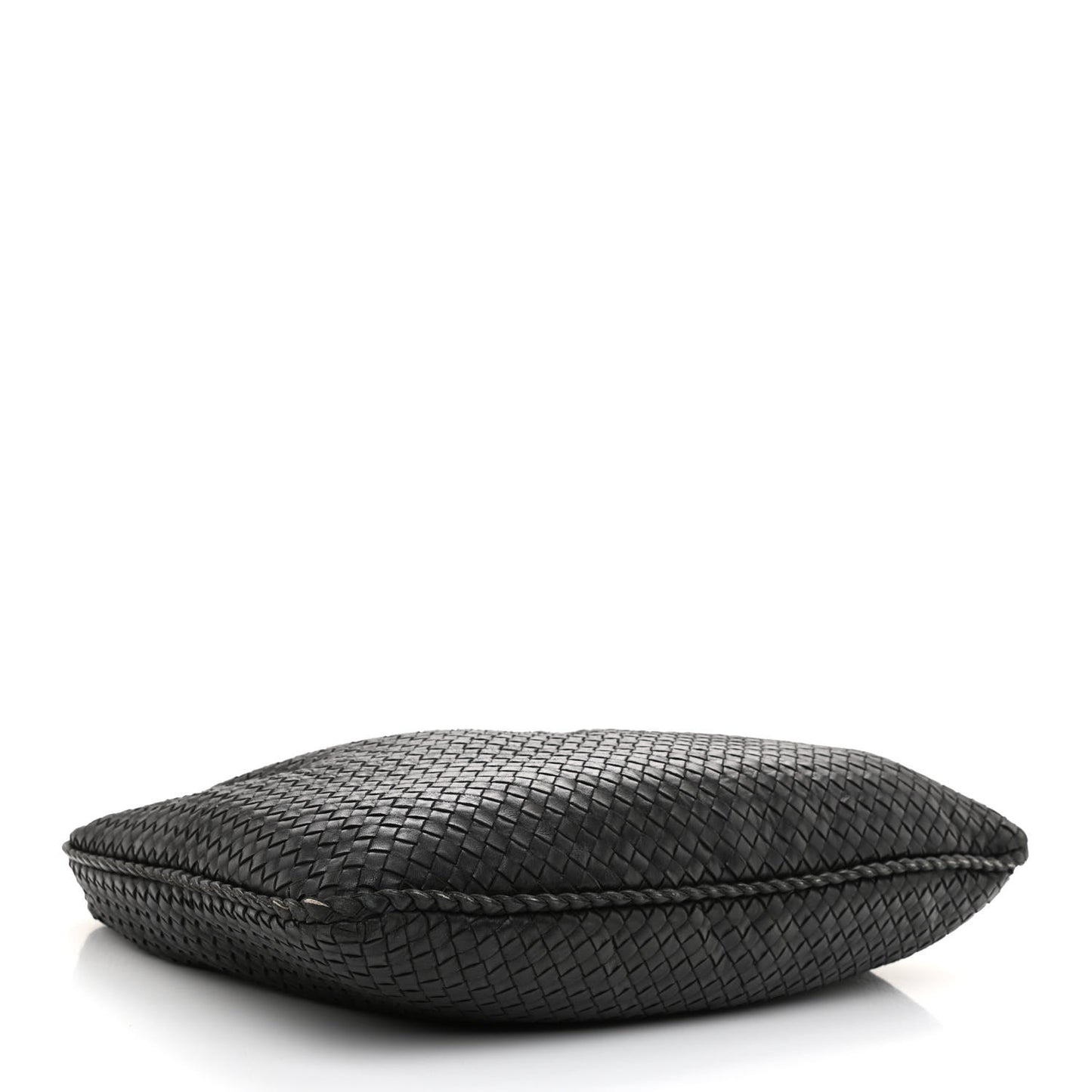 Nappa Intrecciato Large Veneta Hobo Black