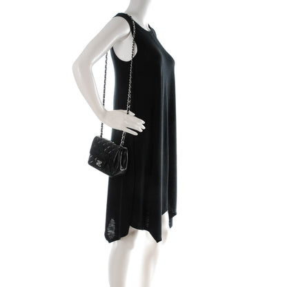 Chanel Lambskin Quilted Mini Square Flap Black 2 of 9