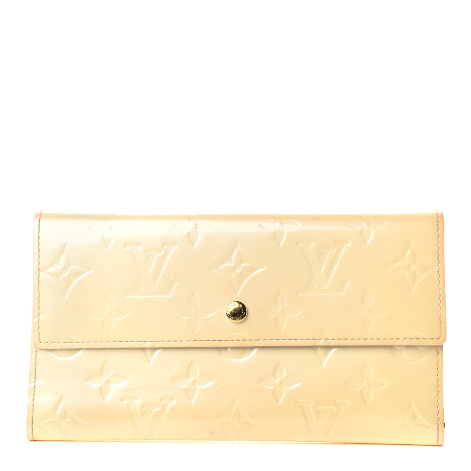 Louis Vuitton Vernis Porte Tresor International Wallet Perle 1 of 6