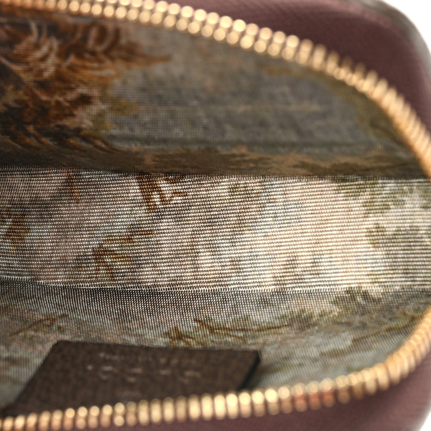 GG Supreme Monogram Web Ophidia Playing Card Case Beige New Acero