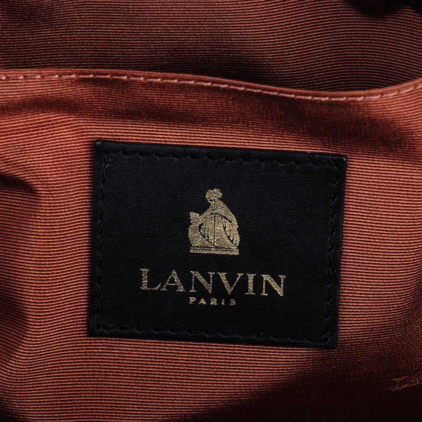 Calfskin Padam Satchel Black