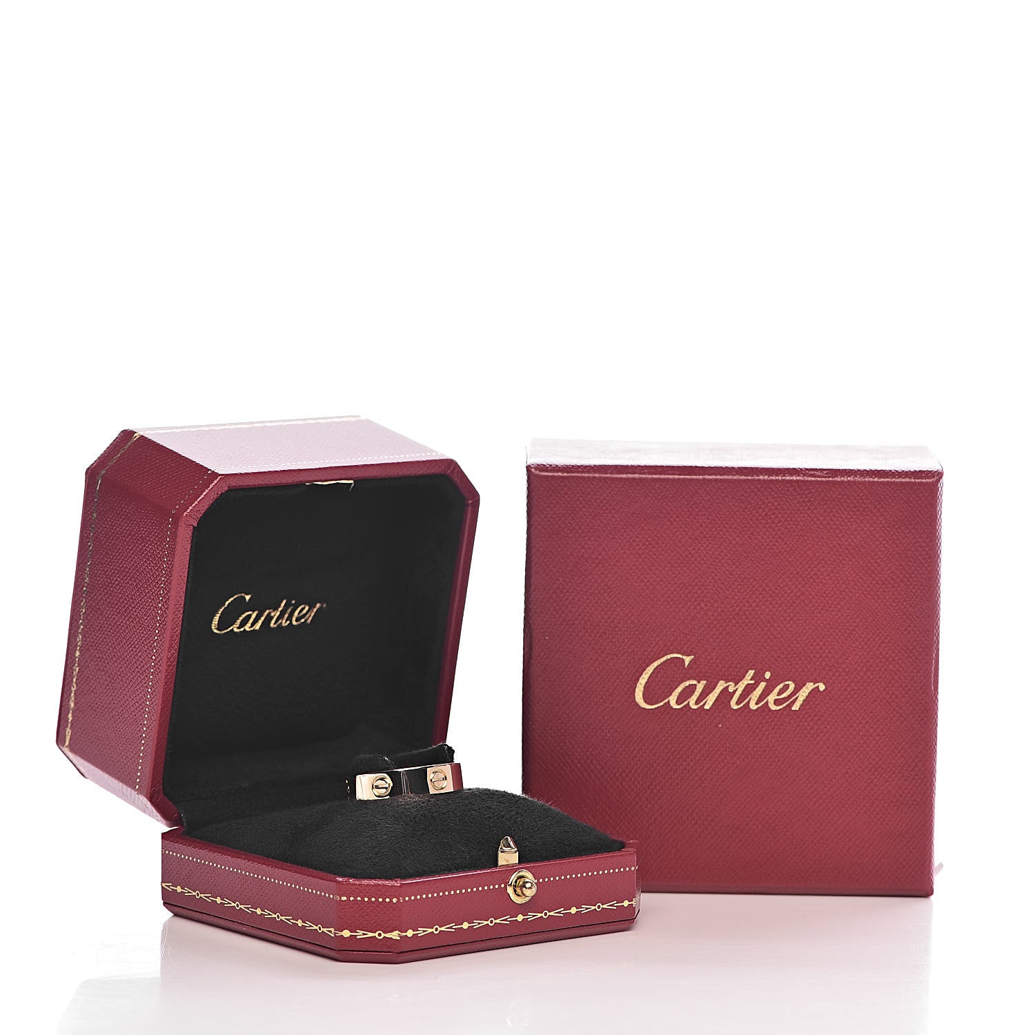 Cartier 18K Yellow Gold 6mm LOVE Ring 63 10.25 5 of 5