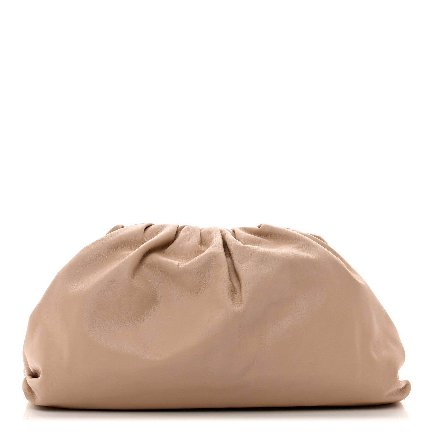 Bottega Veneta Smooth Butter Calf The Pouch Oversized Clutch Nude 1 of 8