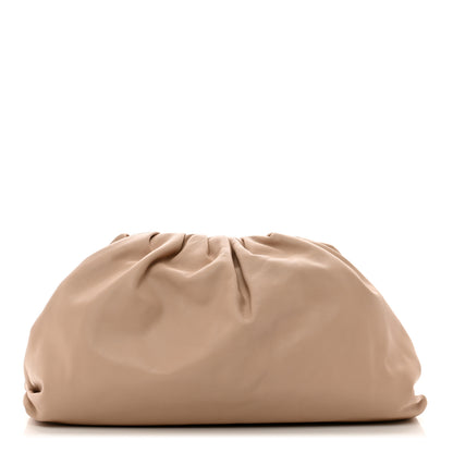 Bottega Veneta Smooth Butter Calf The Pouch Oversized Clutch Nude 1 of 8