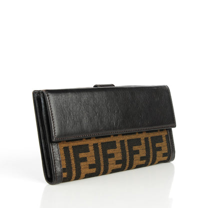 Fendi Zucca Continental Wallet Tobacco 3 of 8