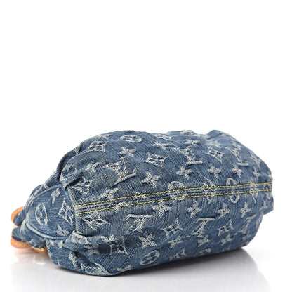 Louis Vuitton Monogram Denim Pleaty Blue 4 of 12