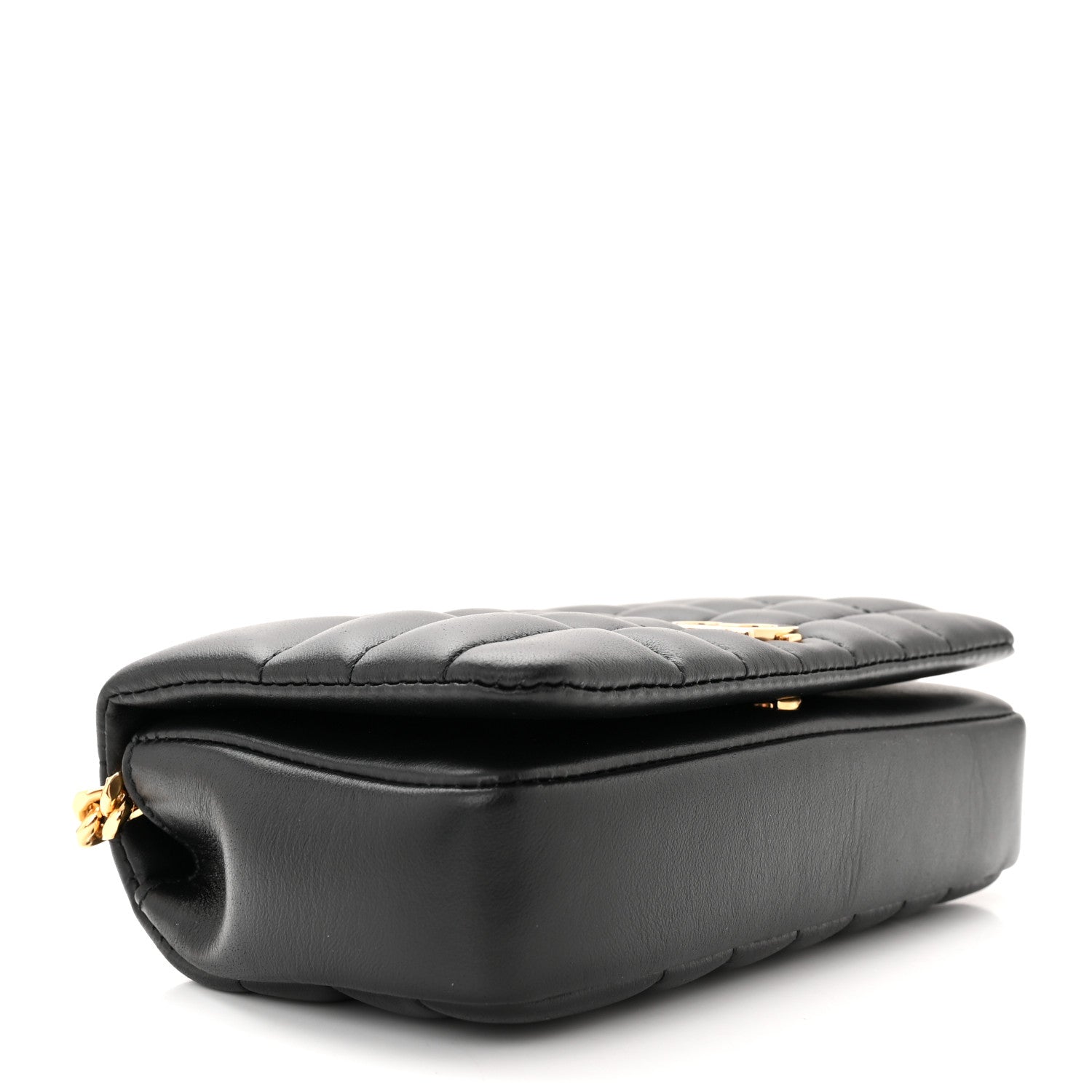 Burberry Lambskin Quilted Mini Lola Bag Black 4 of 10