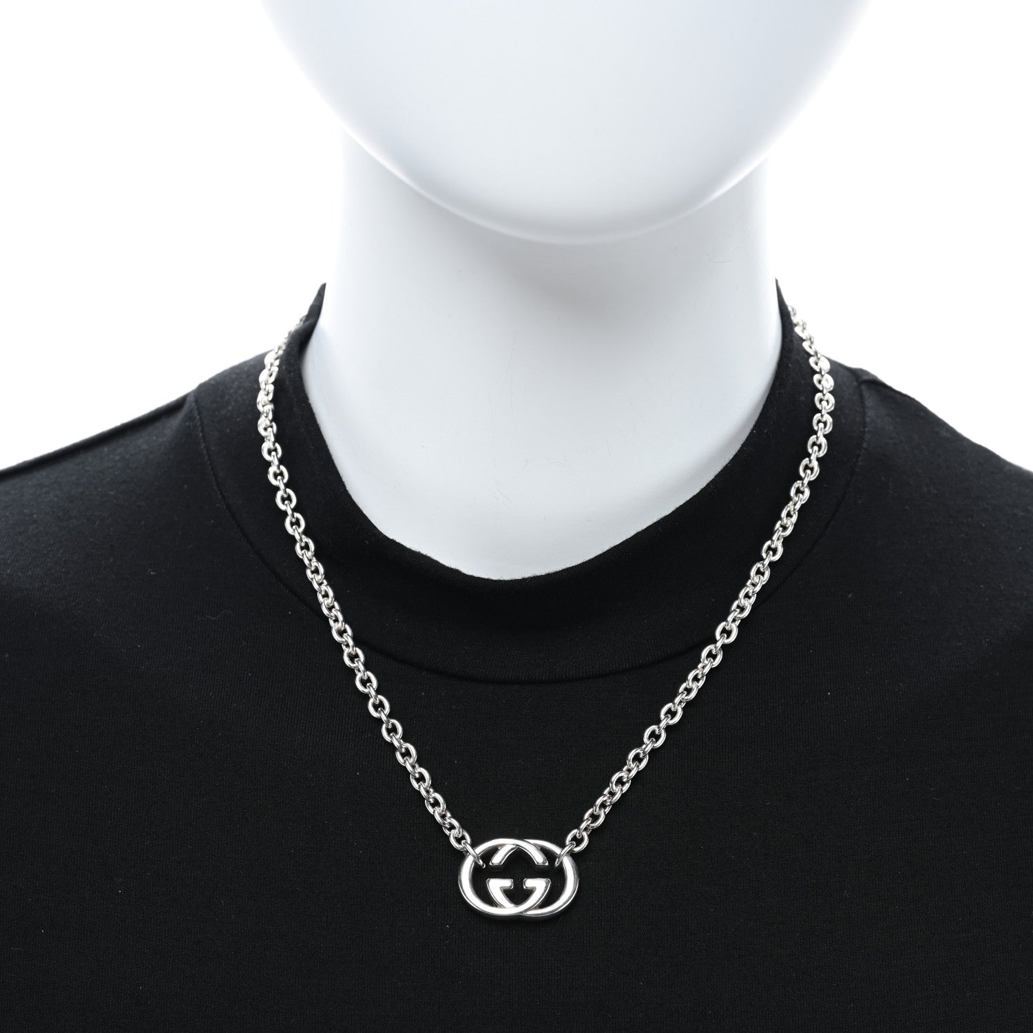 Gucci Sterling Silver Britt Necklace 3 of 5