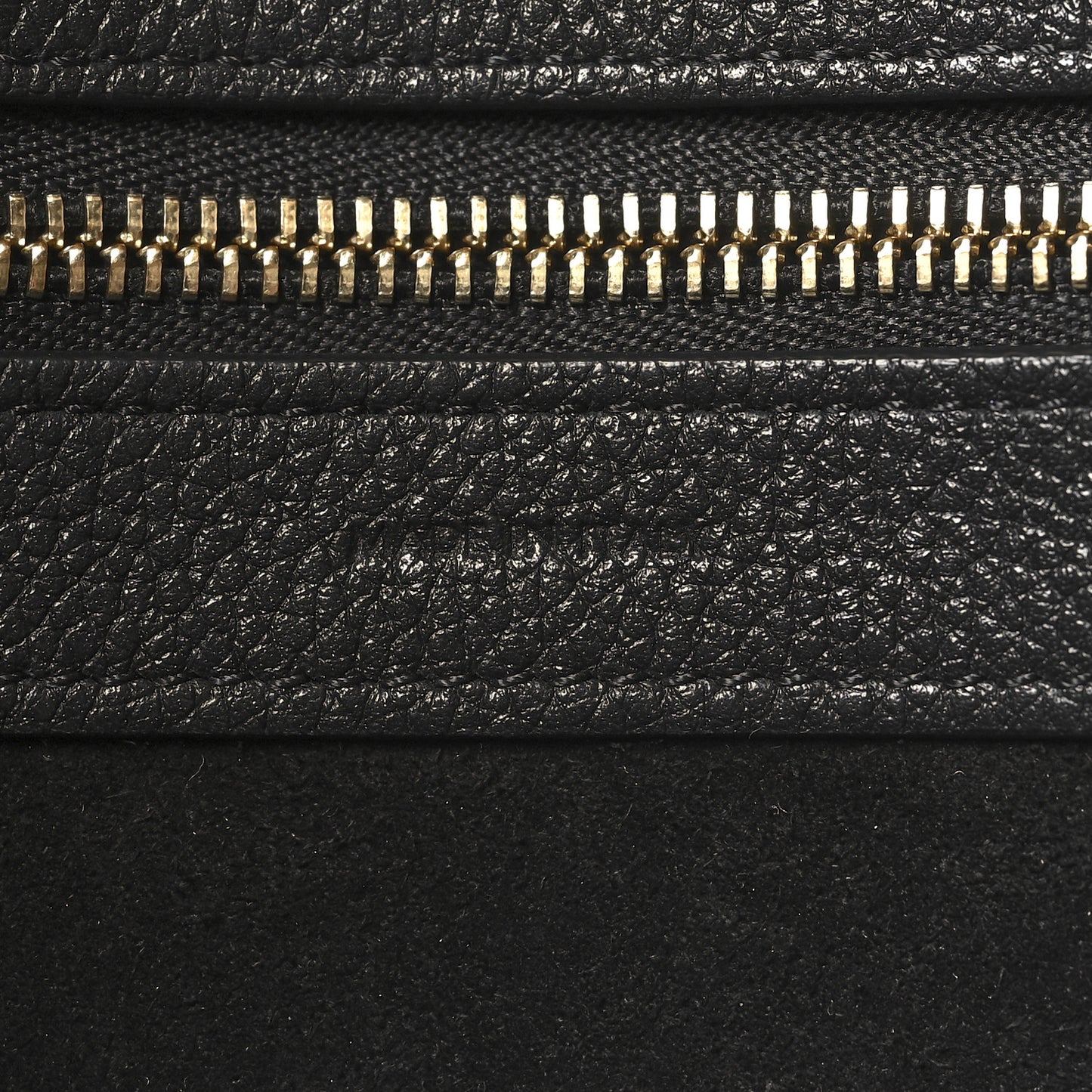 Soft Grained Calfskin Small Belt Cabas Phantom Black