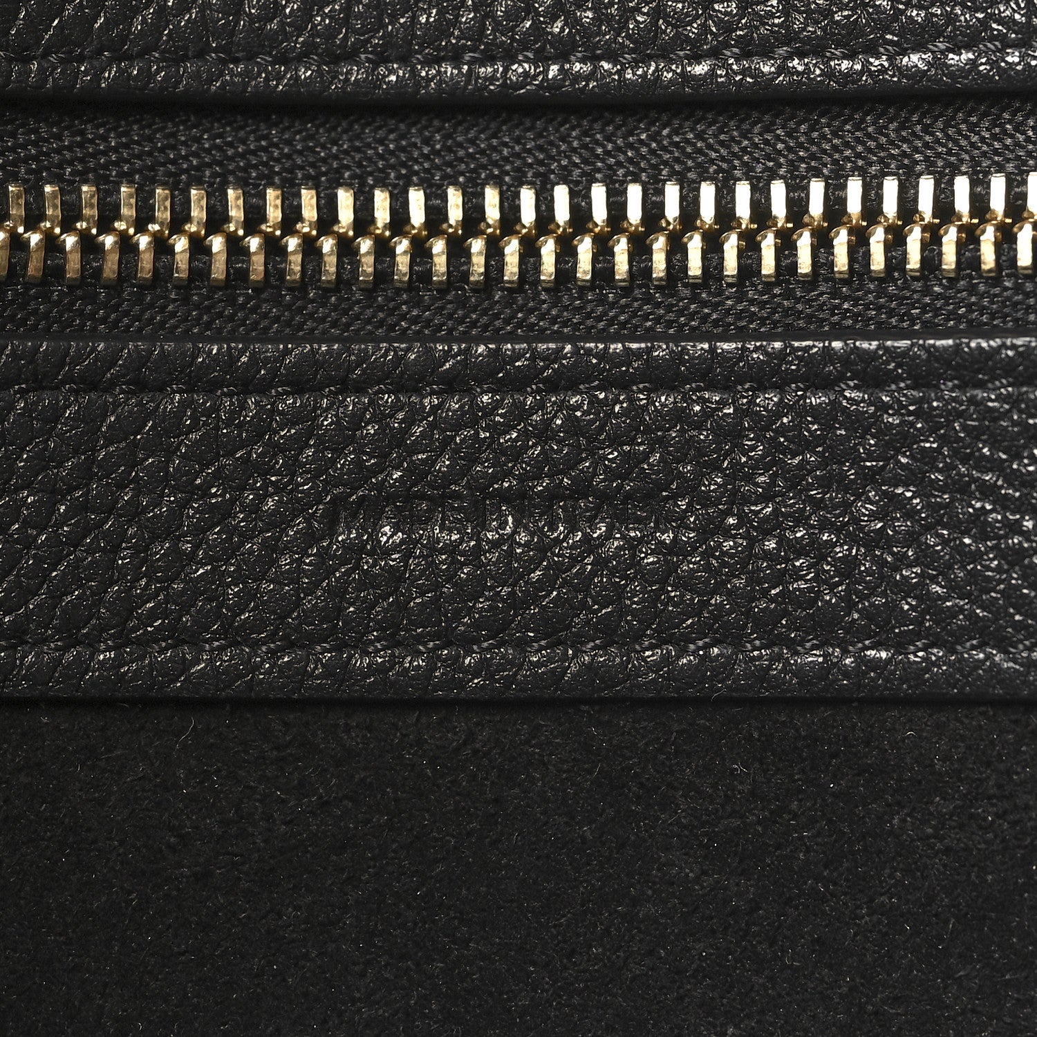 Celine Soft Grained Calfskin Small Belt Cabas Phantom Black 7 of 10